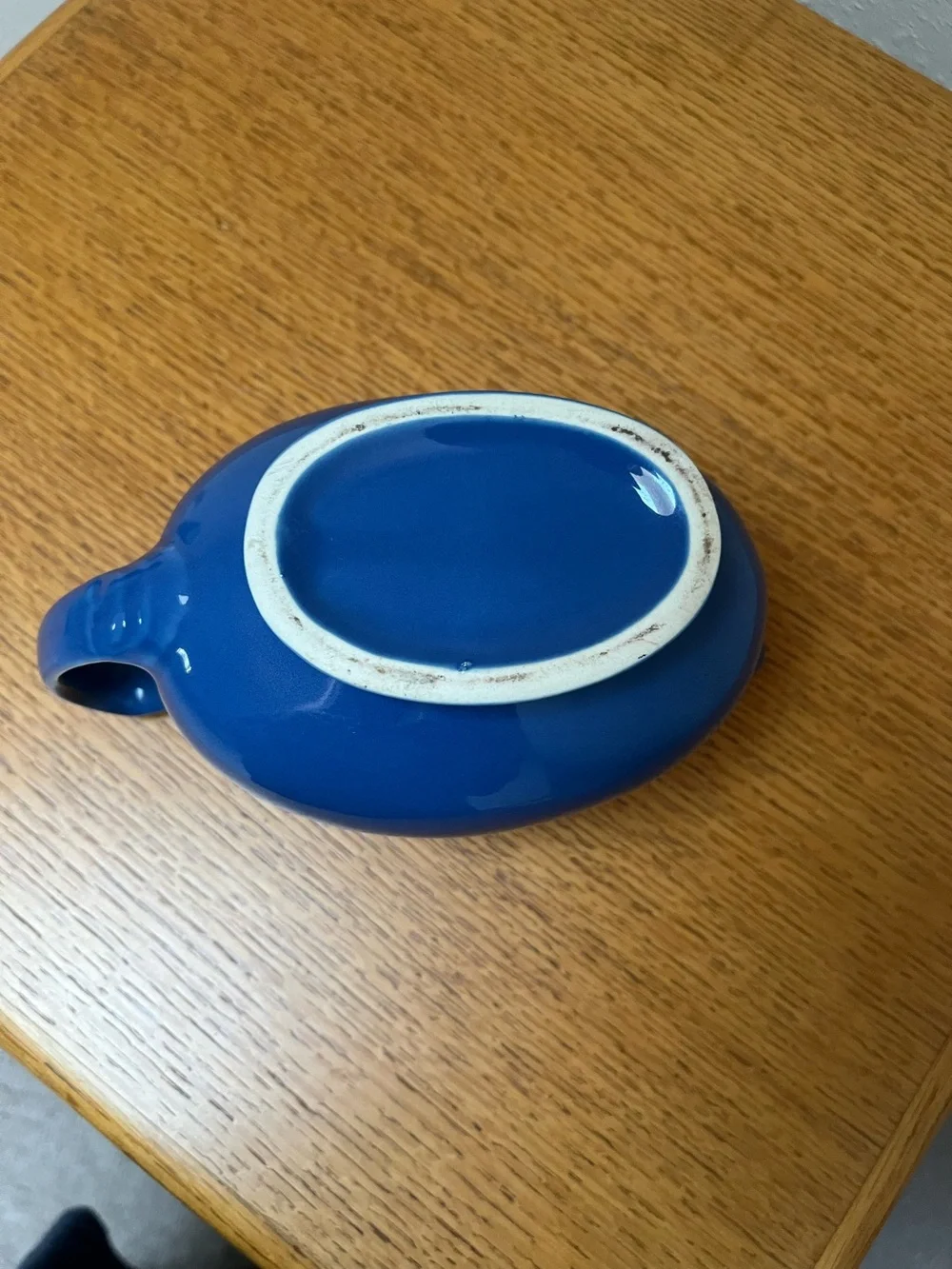 Fiesta Fiestaware Lapis Blue grave sauce boat